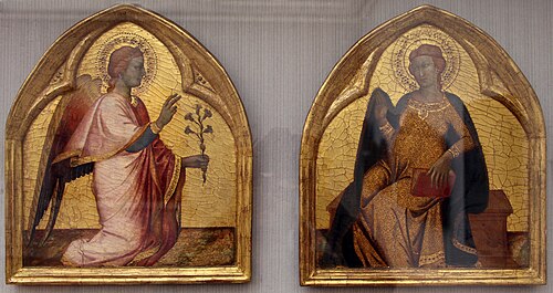 Angel of the Annunciation, 1349, Antonio di Francesco da Venezia