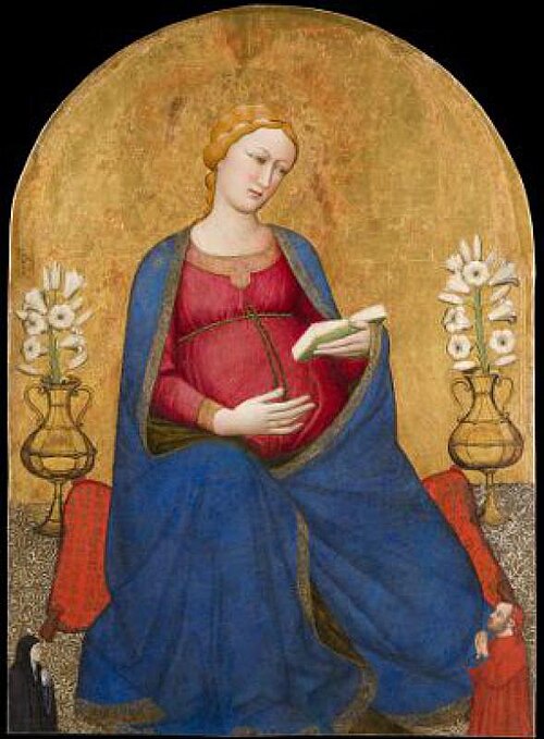 Madonna del Parto, 1350, Antonio di Francesco da Venezia