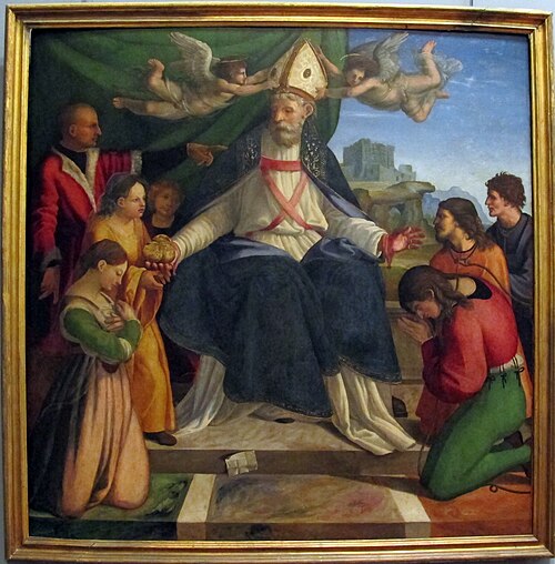 san Nicola di Bari, 1514, Andrea Sabatini