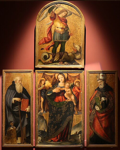 madonna delle grazie e santi, 1512, Andrea Sabatini
