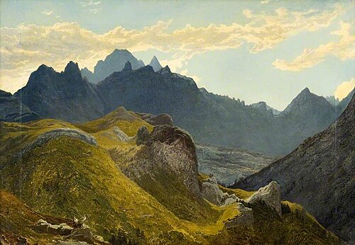 Mountain Landscape, 1859, Edward Hargitt
