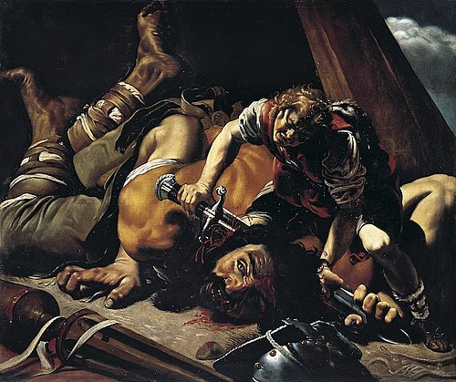 David et Goliath, 1607, Orazio Borgianni
