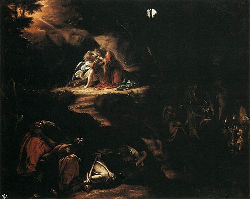 Christ in the Garden of Gethsemane, 1610, Orazio Borgianni
