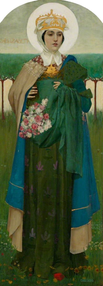 Saint Elizabeth of Hungary, 1895, George Frampton