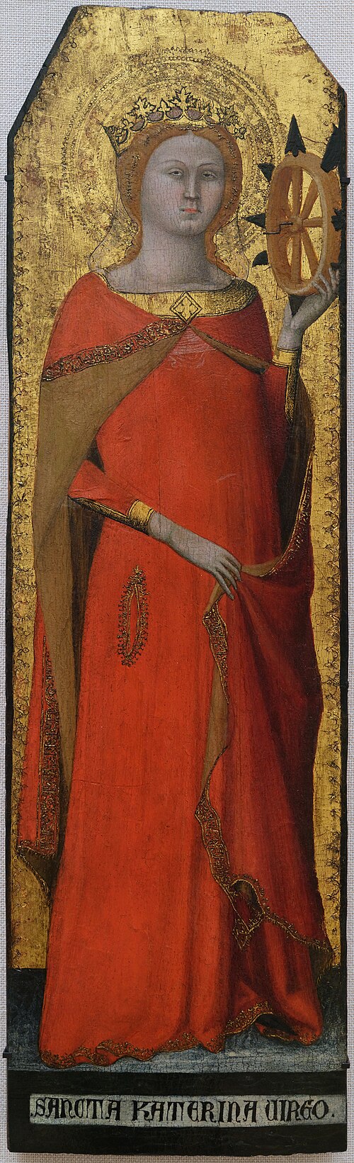 Sainte Catherine d'Alexandrie, 1345, Matteo Giovannetti