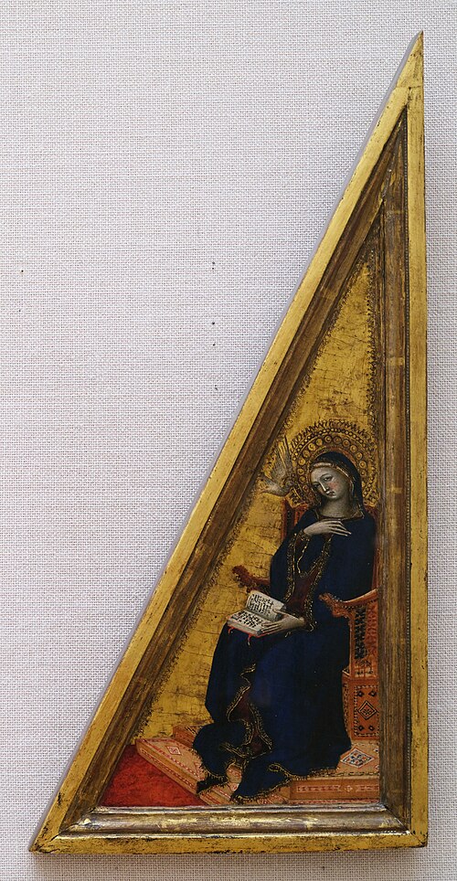 La Vierge de l'Annonciation, 1345, Matteo Giovannetti