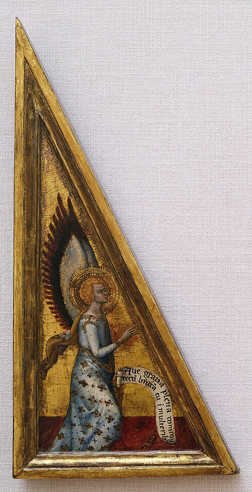 L'Ange de l'Annonciation, 1345, Matteo Giovannetti