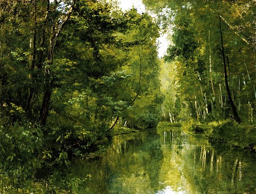 Summer Day in Normandy, 1879, Julia de Cock-Stigzelius