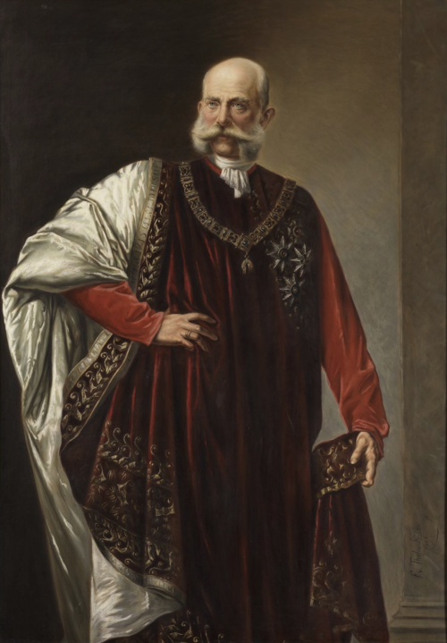Portrait of Franz Joseph I of Austria, 1896, Friedrich von Thelen-Rüden