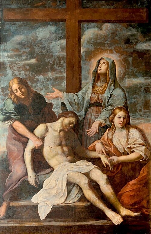 Lamentation of Christ., 1695, Jan Reisner
