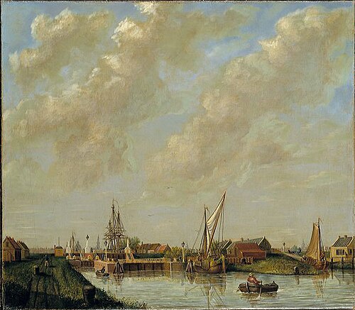 De Willemssluis te Buiksloot, 1834, I. Steffens