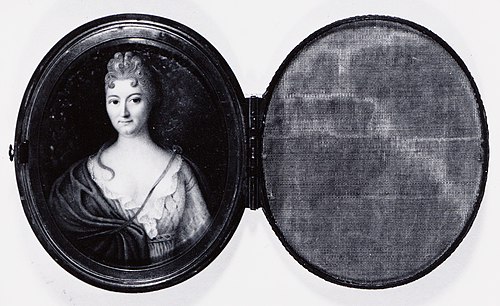 Portret van onbekende vrouw, 1724, Abraham Schaack