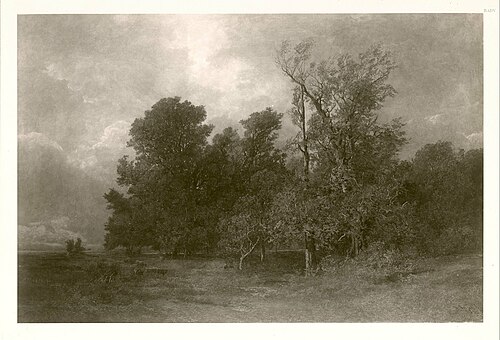Waldlandschaft (Landschaft bei Bernried am Wurmsee), 1880, Ludwig Friedrich Hofelich