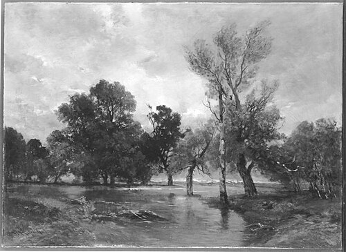 Hochwasser, 1885, Ludwig Friedrich Hofelich