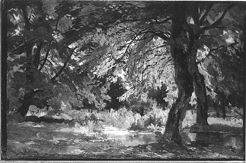 Waldinneres, 1885, Ludwig Friedrich Hofelich
