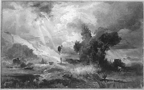 Heroische Landschaft, 1870, Ludwig Friedrich Hofelich