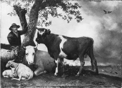 1854 copy after Paulus Potter's "The Bull", 1854, Coenraad Willem Koch