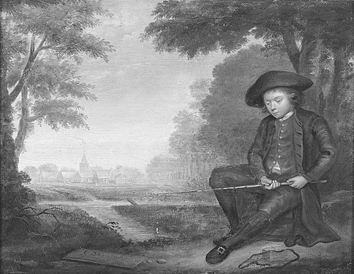 Vissende jongen, 1774, Gerrit Dadelbeek