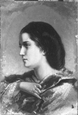 Damesportret, 1856, Jacob Storm van 's Gravesande