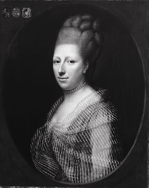 Portrait of Clasina Petronella de Kokelaer (1734-1796), 1774, Jan Appelius