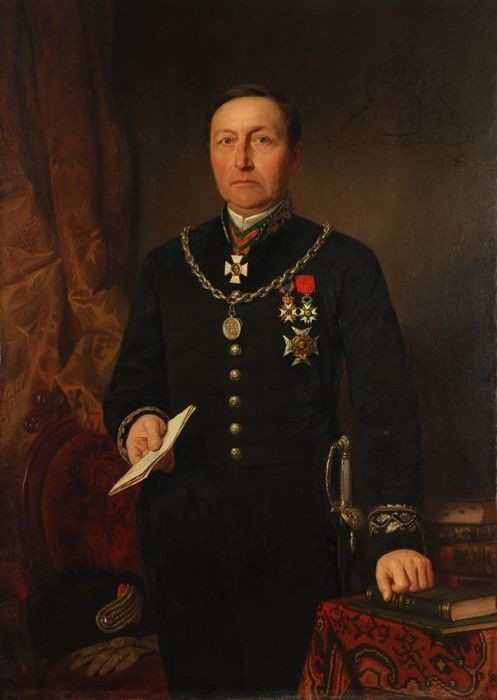 Portret van Joost van Vollenhoven (1814-1889), 1872, Jan Wendel Gerstenhauer Zimmerman