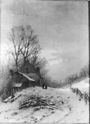 Winternamiddag, 1877, Willem Hendrik Eickelberg