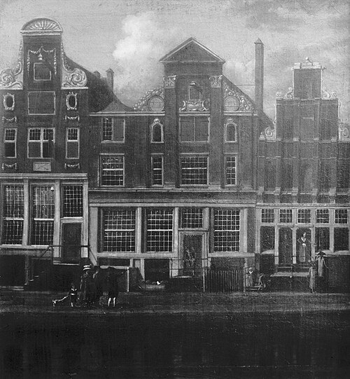 The Keizersgracht on the site of the current Felix Meritis building, 1787, Joh. Elfers