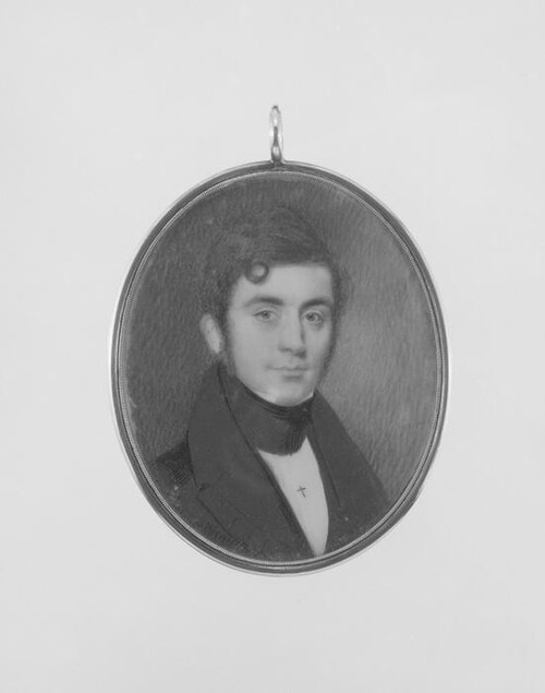 Portrait of a Gentleman, 1844, Thomas Dawson