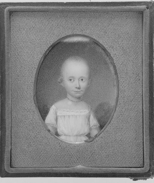 Portrait of a Child, 1847, William Lydston