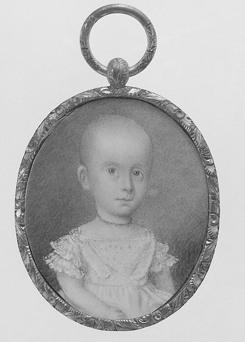 Portrait of a Child, 1842, William Lydston