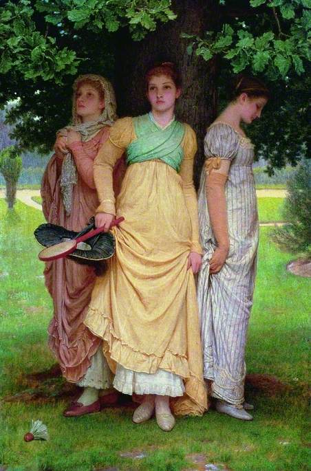 A Summer Shower, 1888, Charles Edward Perugini