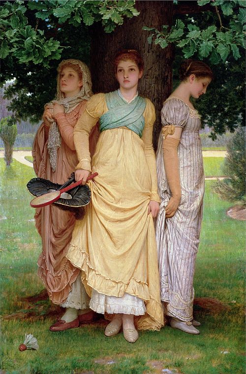 A Summer Shower, 1888, Charles Edward Perugini