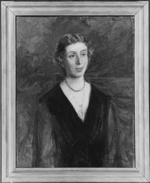 Ellen Hagen, 1873-1967, född Wadström, kvinnosaksförkämpe, redaktör, socialt och politisk verksam, g, , Elisabeth Barnekow
