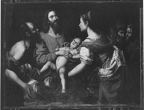 Christus segnet die Kinder ("Lasset die Kinder zu mir kommen"), 1624, Théodore van Loon
