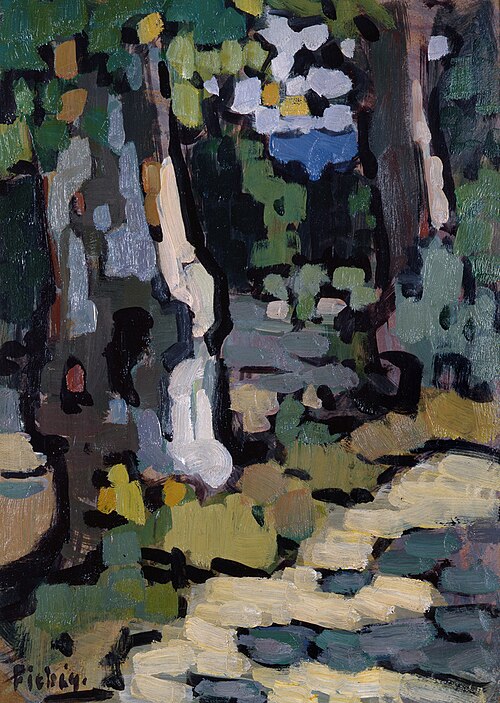 Platanes, 1911, Frédéric Fiebig