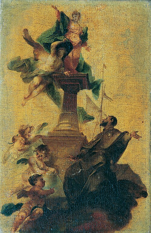 Saint James the Greater and the Faith, 1765, Franz Sigrist