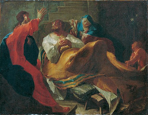 Death of Saint Joseph, 1751, Franz Sigrist