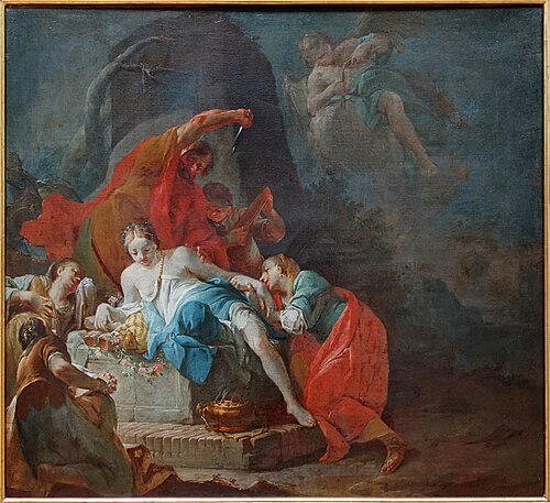 The Sacrifice of Jephthah's Daughter, 1800, Franz Sigrist