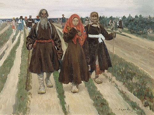 To the Pentecost, 1902, Sergueï Korovine