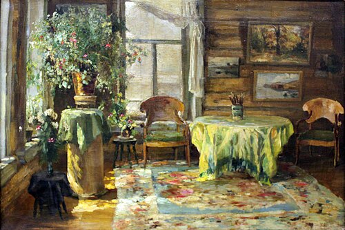 At the dacha, 1932, Sergueï Vinogradov