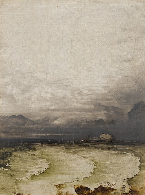 Strandparti, 1860, Peder Balke