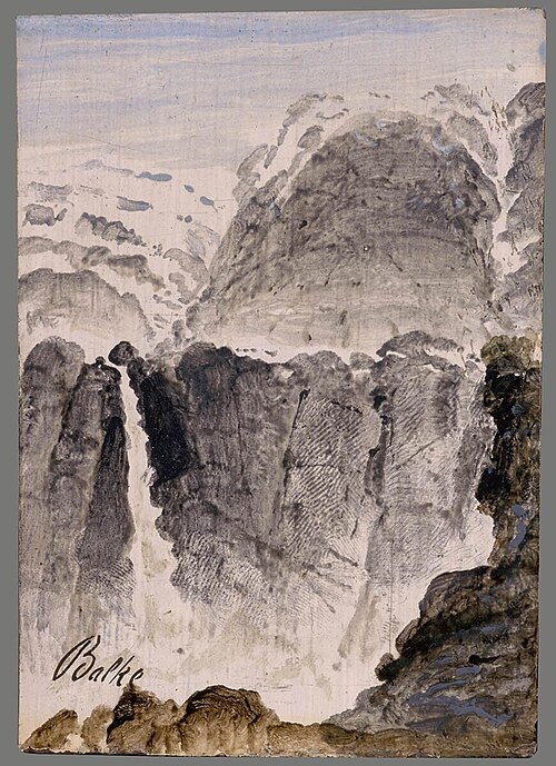 Rjukanfossen, 1860, Peder Balke