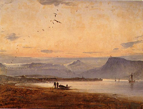 Vue de Troms-oe, 1847, Peder Balke