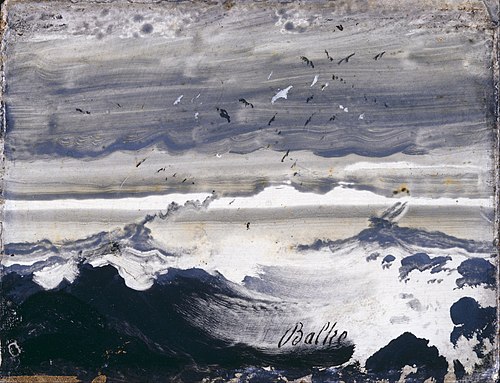 Stormy Sea, 1870, Peder Balke