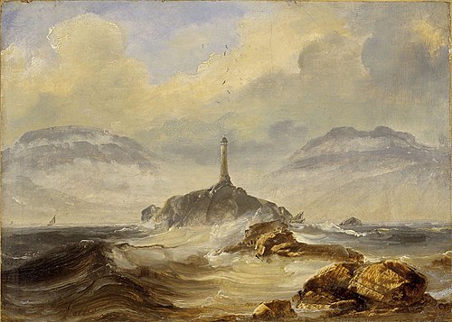 Lighthouse on the Norwegian Coast, 1860, Peder Balke