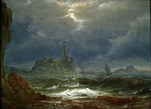 The Lighthouse, 1845, Peder Balke