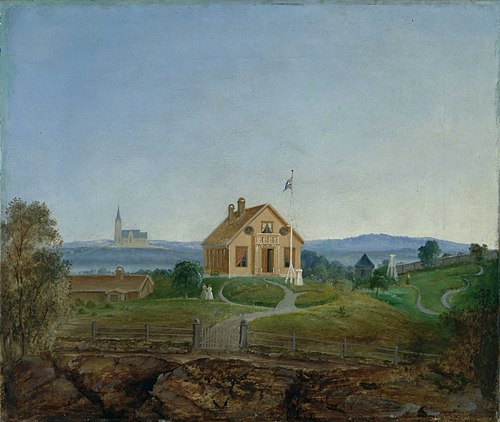 Løkken Karlstad ved Bogstadveien, 1858, Peder Balke