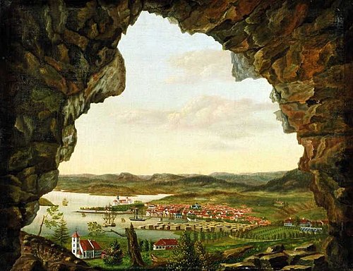 Utsikt fra Ekeberg, 1829, Peder Balke