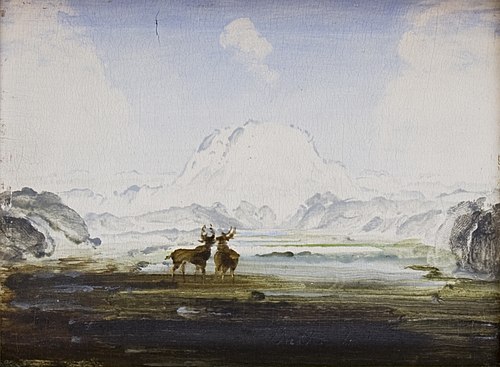 Mt. Snøhetta, Dovre Mountains, 1877, Peder Balke