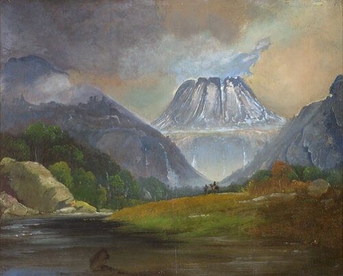 Gaustatoppen, 1900, Peder Balke